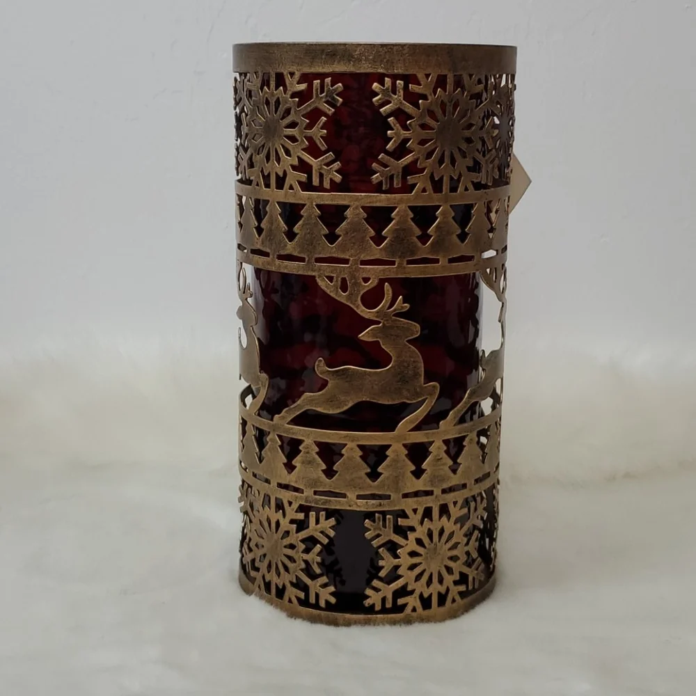 Christmas RF home fashion decor metal glass
